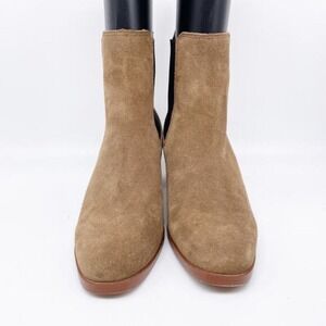 Steve Madden Women's Rhiannon Chelsea Boot Cognac Suede Size 8M